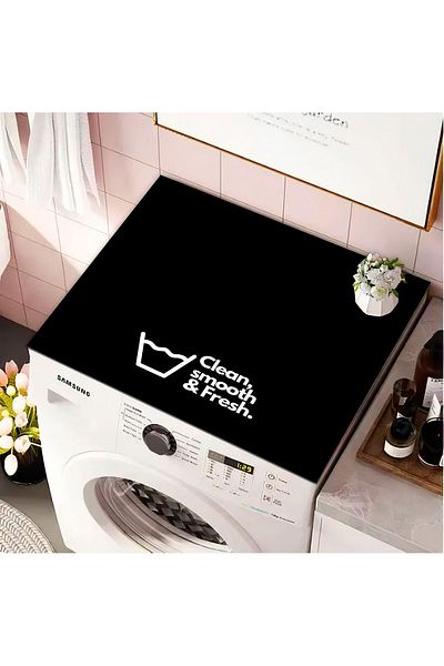 Getcarpet Mașină de spălat - uscare, protecție capac, tampon, covoraș rezistent la lichide, lavabil anti-alunecare