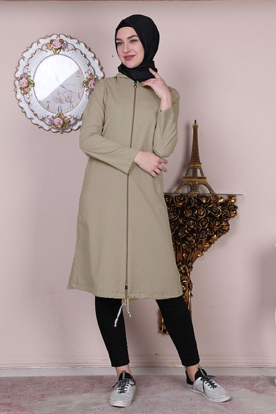 night blue Hooded Sports - Cap Khaki