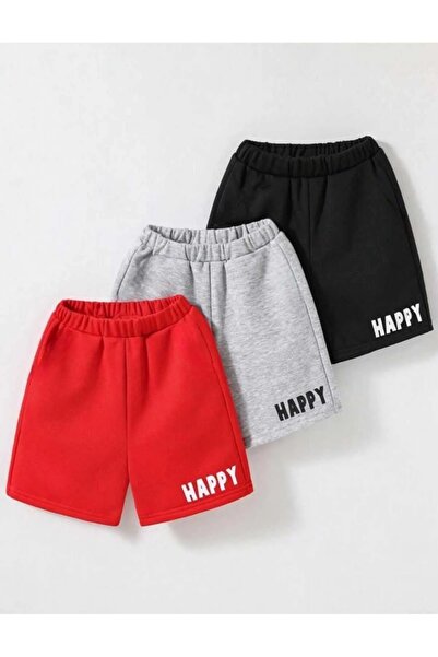 DAXİS Sportwear Company Set de 3 pantaloni scurți pentru fete/băieți cu impri...