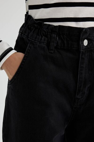 DeFacto Χαρτόσακο άνετο τζιν παντελόνι με ψηλόμεσο μήκος μέχρι τον αστράγαλο B0469ax23wn