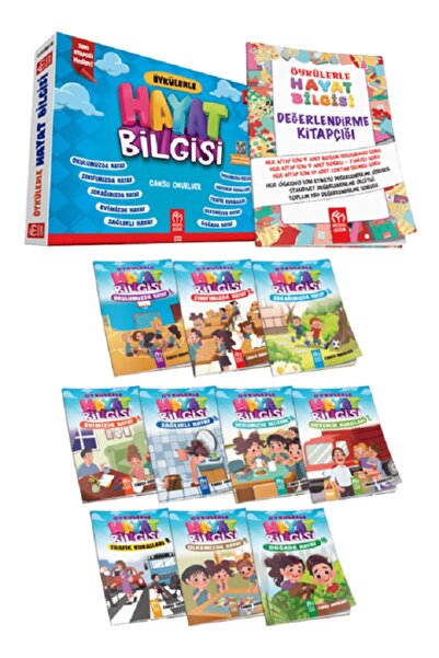 Model Eğitim Yayınları Model Çocuk – Öykülerle Hayat Bilgisi (10 Kitap) 1.Sın...