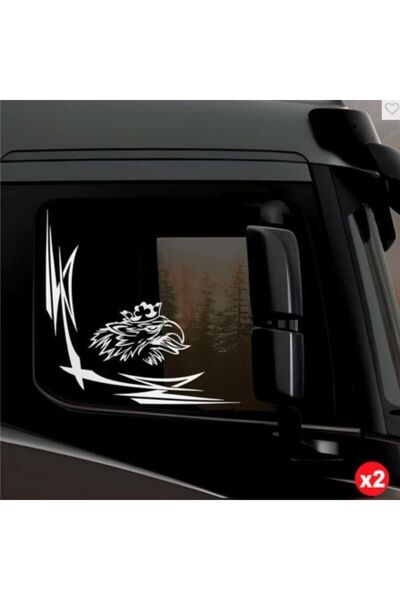 KC TASARIM KAMYON STİCKERI beyaz 70 x 32 cm