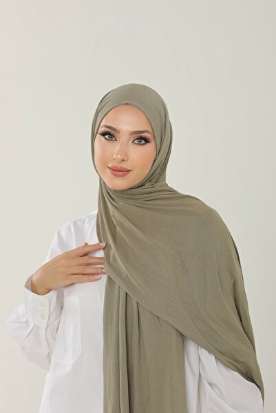 Beyzak Mint Yeşili Luxury Penye Şal - Kadın Tesettür Jersey Hijab Lycra Shawl