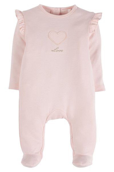 İdilbaby&Mamino Rosafarbener Baby-Mädchen-Strampler – Idilbaby&Mamino