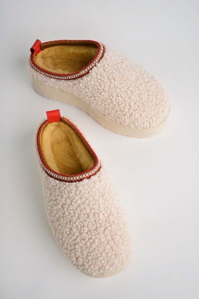 camaiore Χειμερινές μπεζ βελούδινες γούνινες παντόφλες κορυφαίας ποιότητας γυναικείες μπότες Botie Κατάλληλες για εξωτερική χρήση