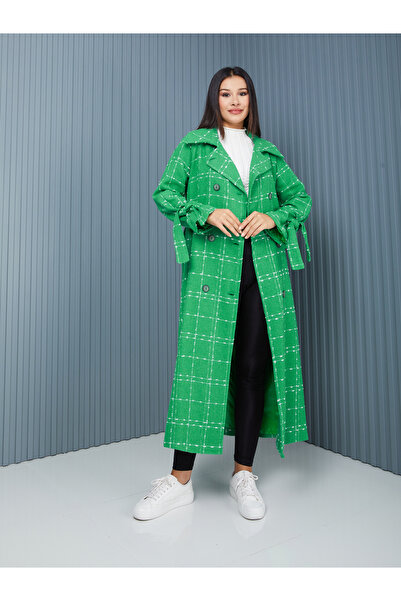 SahraAfra Kaban Ekose Desen Oversize