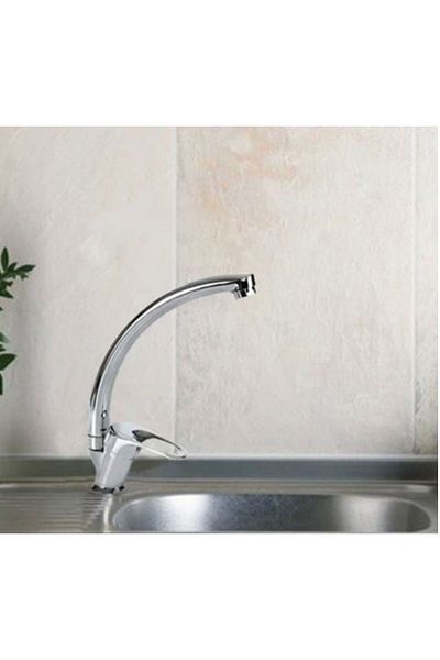 Vatan Luxury Kitchen Faucet - 5 Years Warranty, Double Water Inlet, Hot Cold