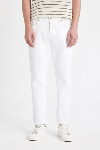 DeFacto Slim Fit-Jeanshose im 90er-Stil mit hoher Taille - D4463ax24hs