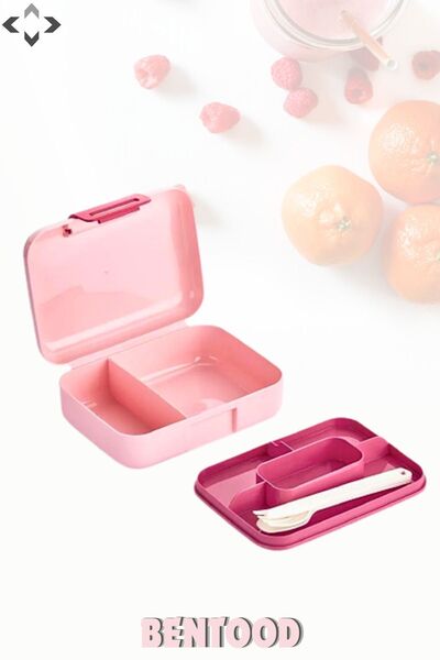 LİGROUND Bentood 2-Layer 5-Compartment Multi-Purpose Lunch Box with Lockable Lid Food Carrying Container Storage Container