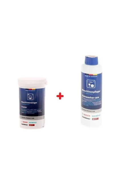 Bosch Çamaşır Makinesi Temizleyici + Bulaşık Makinesi Temizleyici