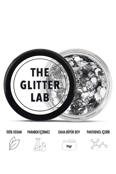 The Glitter Lab Shiny Glitter Gel Form - Robotic Love