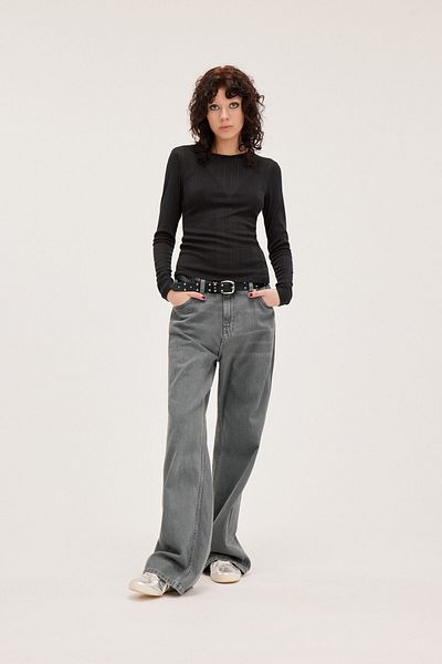 Monki Emma Women's Black Blouse - 121930200124 Model