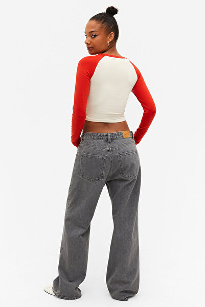 Monki Red Selene Women's Blouse - 120688900223