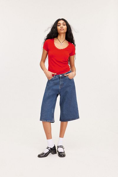 Monki Mon 123274600524 Model Women's Blouse