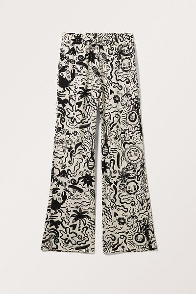 Monki Mon 122847900224 Patterned Trousers