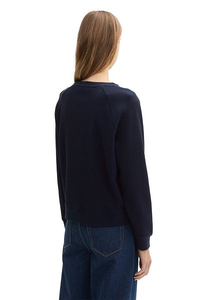 Tom Tailor Denim Hanorac cu gât crew - Potrivire relaxată