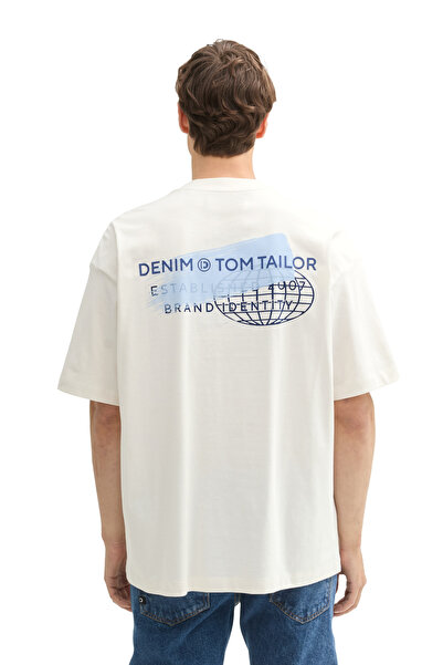 Tom Tailor Denim Μπλουζάκι μεγάλο εμπριμέ