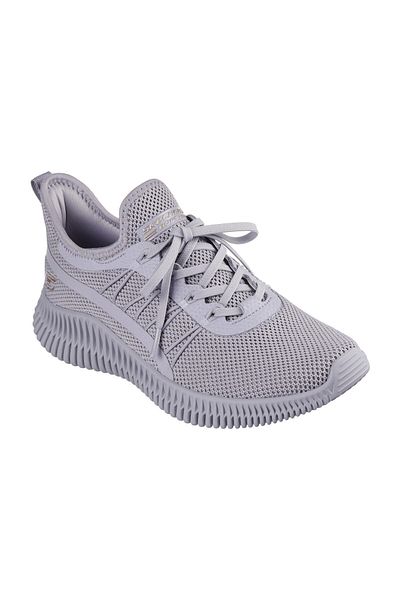SKECHERS Fialové vycházkové boty