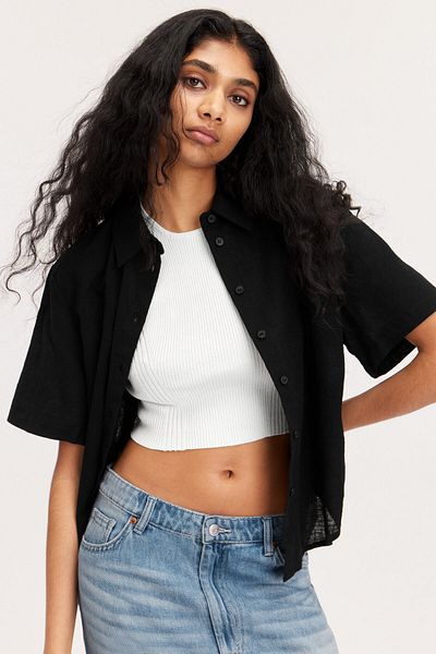 Monki Tina Lenox Shirt - MON 114590700324