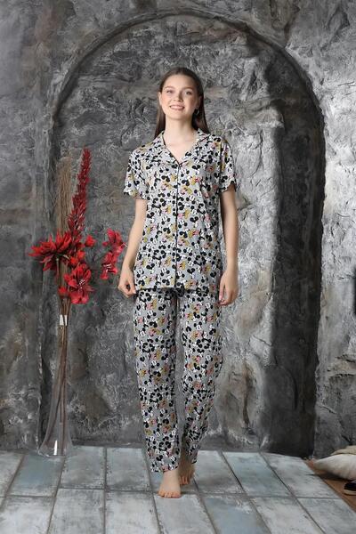 CALİA Set de pijamale cu mânecă scurtă cu imprimeu Mickey sezon nou