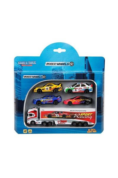 Sunman مجموعة سيارات Nessiworld Maxx Wheels مكونة من 5 قطع