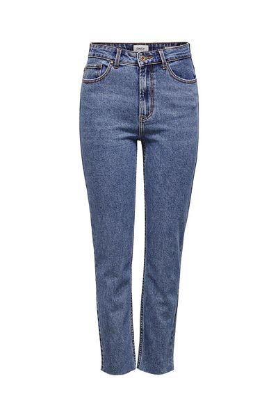 Only Straight-fit Jeans Onlemily Hohe Taille Gerade Geschnittene Jeans