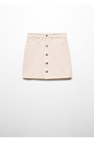 Mango Teen Düğmeli etek