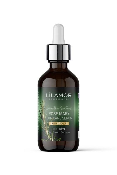 Lilamor Rosemary Oil Helping Fast Growth for Hair Loss and Damaged Hair 50ml