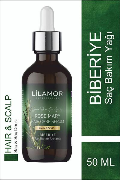 Lilamor Rosemary Oil Helping Fast Growth for Hair Loss and Damaged Hair 50ml