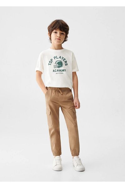 MANGO Kids Μπλουζάκι από βαμβακερό σχέδιο