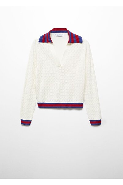 MANGO Woman Polo yaka kazak