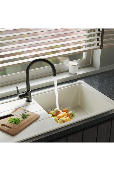 Adell Neon S Kitchen Faucet-matte Black