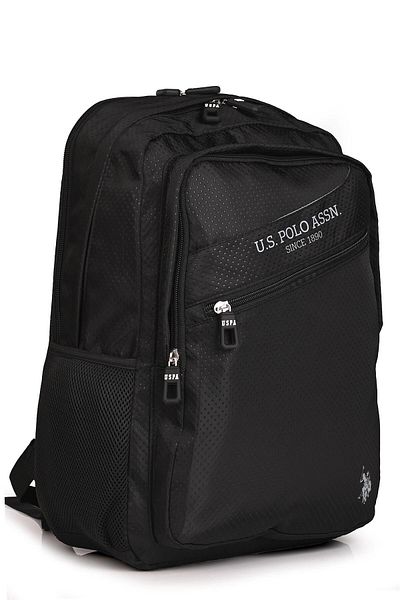 U.S. Polo Assn. Πόλο Ασν. Plçan24279 - Μαύρο σχολικό σακίδιο πλάτης