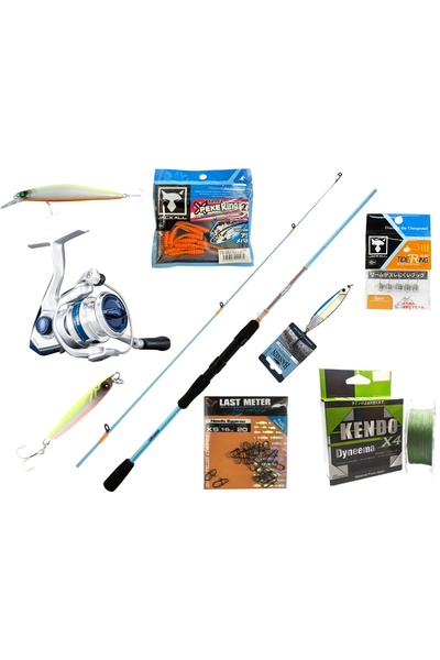 Okuma Aria 1000a Painting Silver+Okuma Fuel Spin 2.13cm 0-8gr Lrf Olta Seti