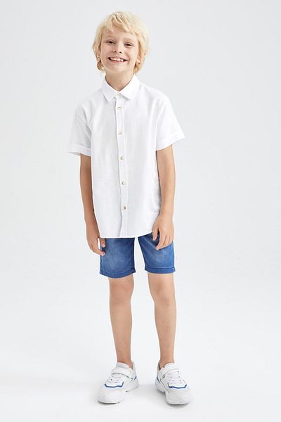 DeFacto Boy's Bermuda Jean Shorts - Z1190a622hs
