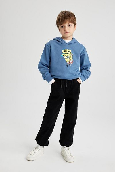 DeFacto Boy's Jogger Jean Trousers - Lace-Up Waist, Pocket Leg B2993A823Wn