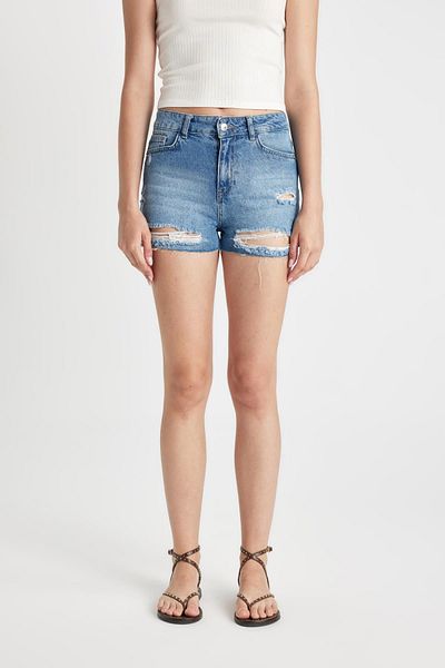 DeFacto High Waist Cut-Cut Jeans - C0644AX24HS