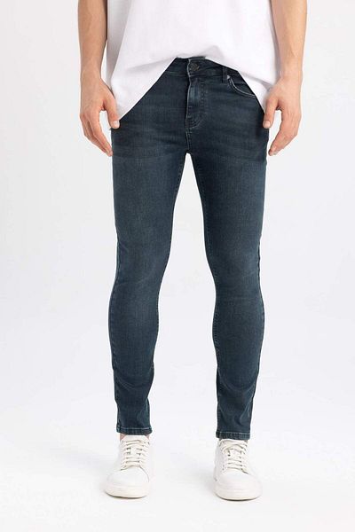 DeFacto Super Skinny Extra Skinny Fit Κανονική μέση Extra Skinny Leg Τζιν παντελόνι Z6298az23sp
