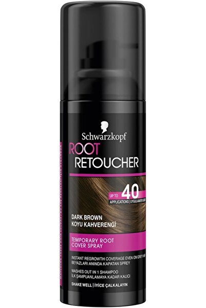 Root Retoucher Marka: Beyaz Kapatıcı Sprey Koyu Kahverengi 120 Ml Kategori: Saç Boyası