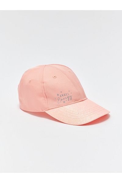 LC Waikiki Glittery Girl's Cap Hat - Text Printed