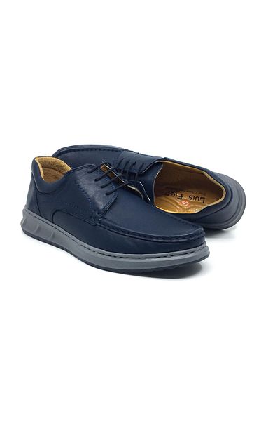 Luis Figo Men's Orthopedic Loafers - 100% Genuine Leather, Comfortable Casual Shoes, Large Shoes 40-48
