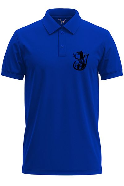 WİDİ Μπλουζάκι Polo Neck Blue