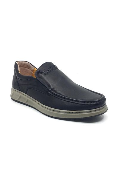 Luis Figo Men's Orthopedic Loafers - 100% Genuine Leather, Comfortable Casual Shoes, Large Shoes 40-48