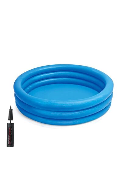 Intex Kristal Mavi 114x25 Cm Şişme Havuz Pompa Hediyeli