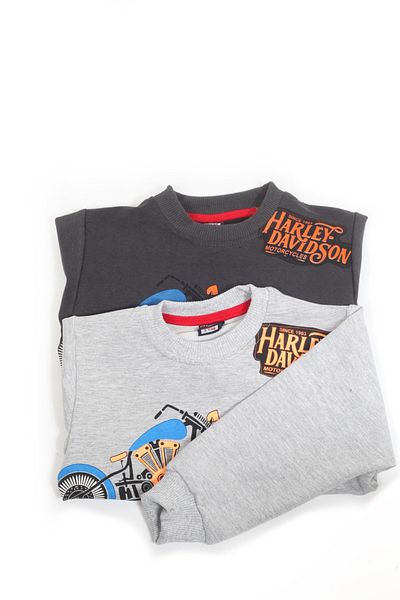 MİNİKANKA Mini Hook Long Sleeve Sweatshirt Set for Boys and Baby - 2 Pieces