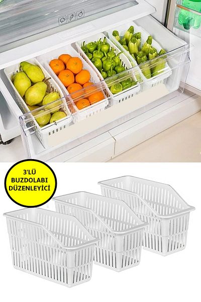 Open Home Concept White 3-Piece Multi-Purpose Cabinet, Sink and Refrigerator Organizer