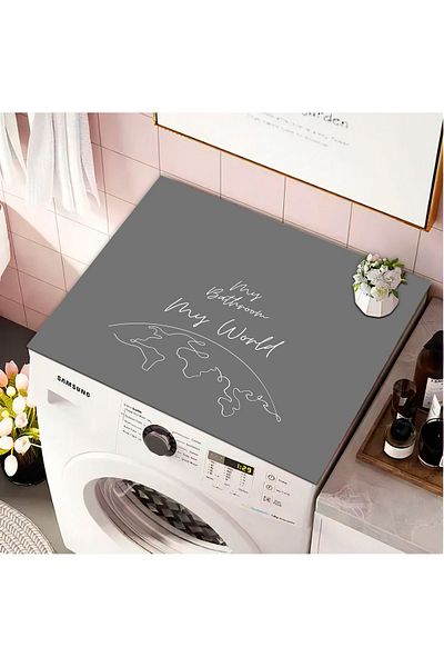 Getcarpet Πλυντήριο ρούχων - Στέγνωμα, Προστασία καλύμματος, Μαξιλαράκι, Αδιάβροχο Ματ, Αντιολισθητικό Πλέσιμο