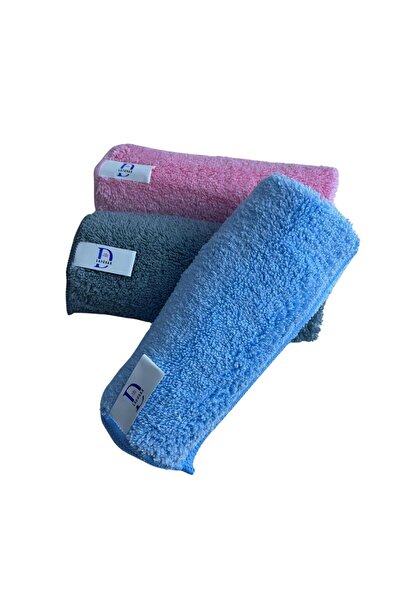 LADORAX 3 ADET MİKROFİBER TEMİZLİK BEZİ 40*40 CAM , ARABA , MUTFAK , BANYO  ,...