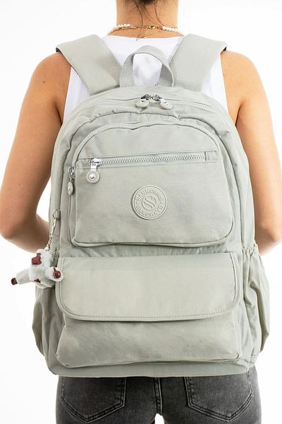 Lifonbag Πολύχρωμο σχολικό σακίδιο ταξιδιού Unisex μεγάλου μεγέθους με θήκη φορητού υπολογιστή - αδιάβροχο ύφασμα