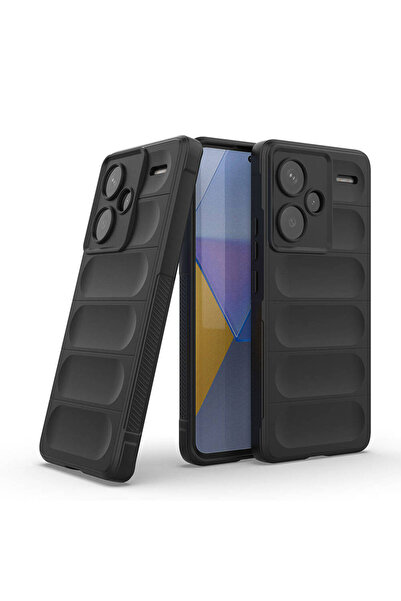 halkhouse Xiaomi Redmi Note 13 Pro Plus 5G Kılıf Esnek Oyuklu Yüzey Kamera Ko...